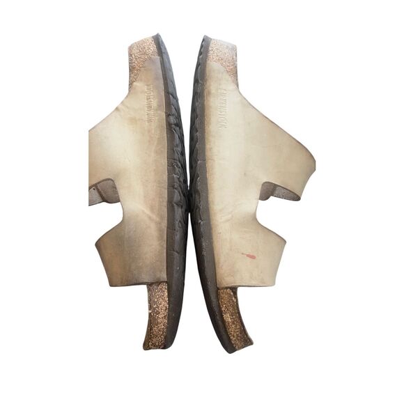 BIRKENSTOCK  Leather Slides Sandals Shoes size 11 - Picture 4 of 15